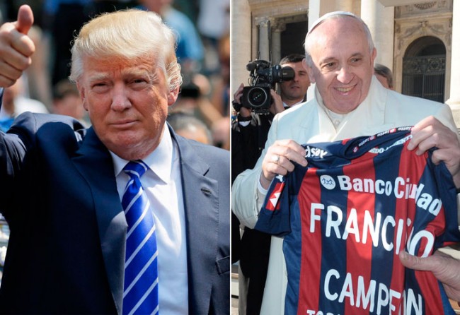 *El millonario Donald Trump estaría con ganas de comprar San Lorenzo, el club del Papa Francisco. // The Daily Post.