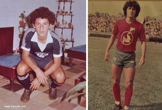 La primera camiseta profesional de Leonel fue la del DIM. Foto tomada de http://www.kienyke.com/