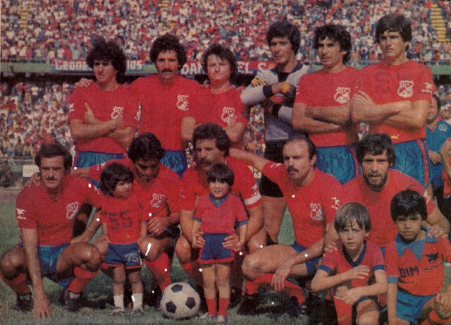DIM 1981. Varios de ellos estuvieron en el título de la Copa Colombia. Foto archivo