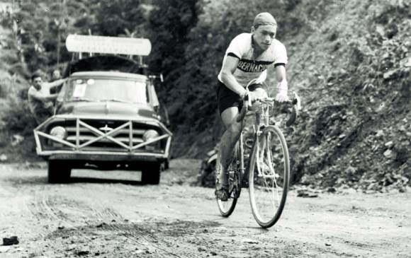 El Zipa Efraín Forero fue famoso en el ciclismo nacional por haber sido el campeón de la primera Vuelta a Colombia. Foto El Colombiano.