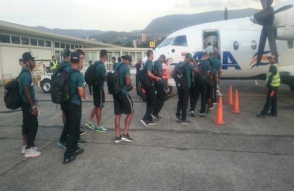 Con todas las comodidades del caso, vuelo chárter a Barranquilla. Terminado el partido de mañana miércoles (16), regreso inmediato a Medellín. Foto tomada de la página web del Atlético Nacional.