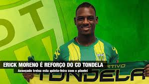 ERick Moreno, colombiano que marcó para Tondela, equipo que está muy abajo de la tabla en Portugal. Foto www.canalrcn.com