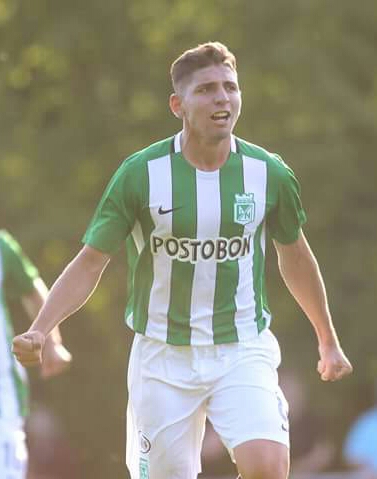 Percy en la visita con Nacional Sub20 a torneo en Alemania. Foto cortesía.