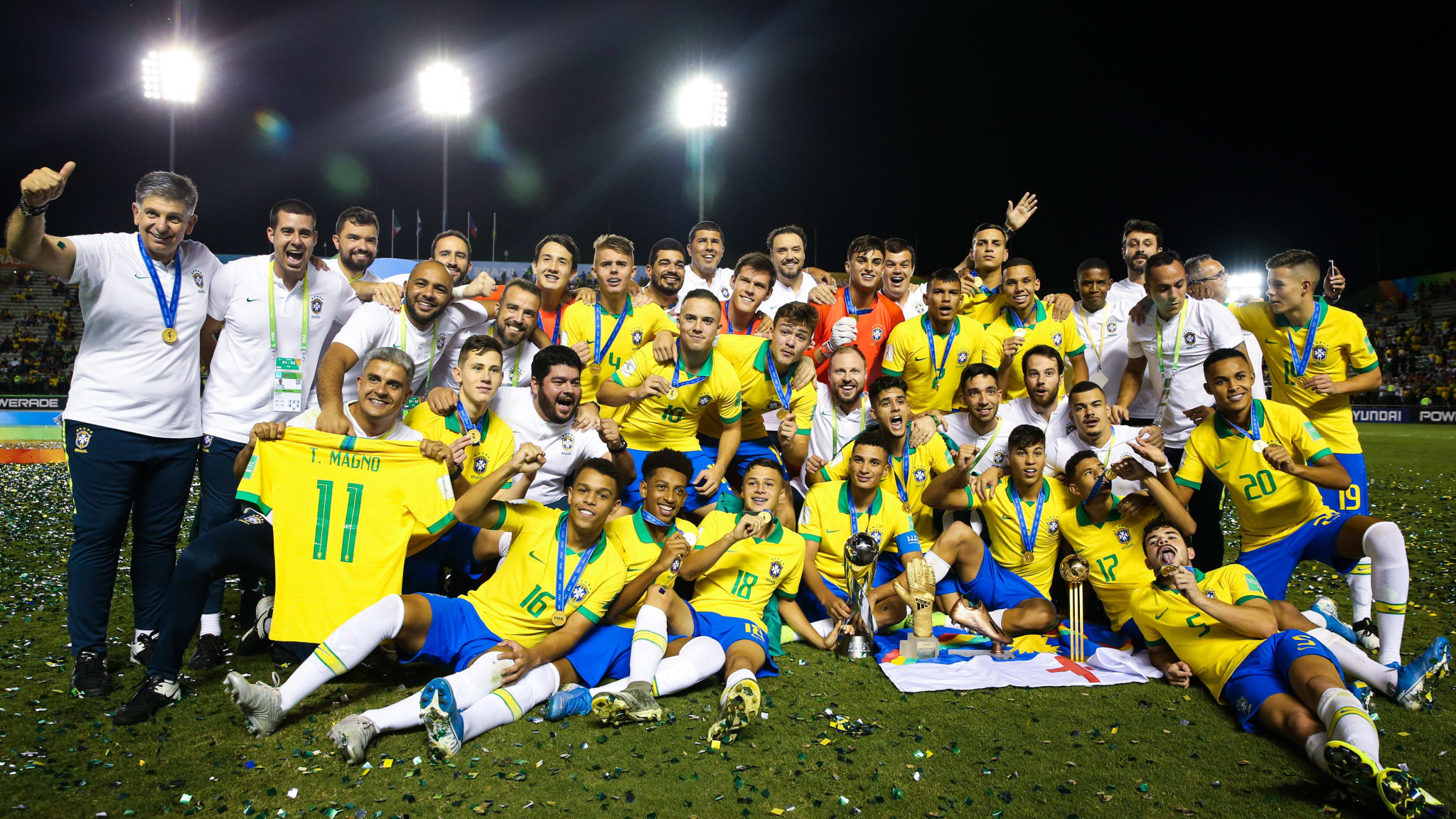 Brasil, campeón Mundial Sub 17 Capsulas de Carreño